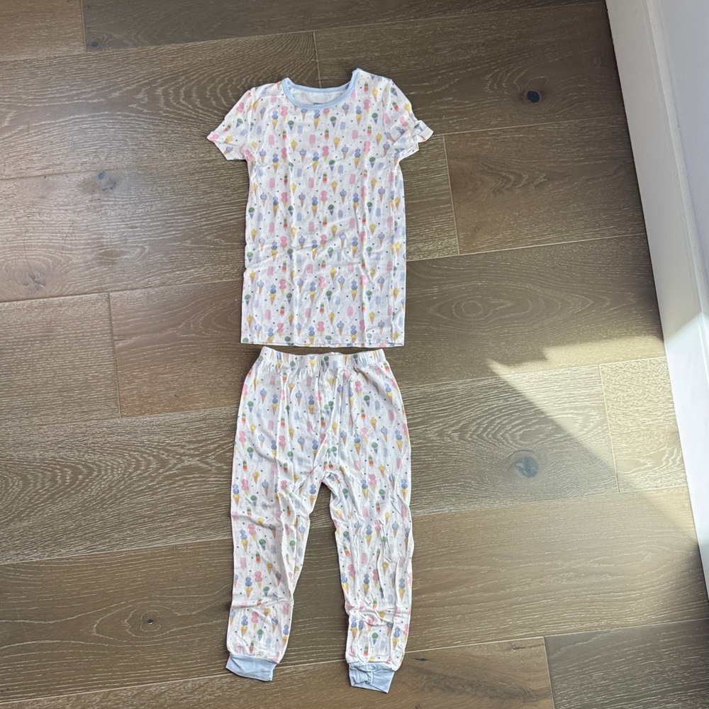 Magnetic Me Colorful Kids Ice Cream Cone Pajamas Set - 3T